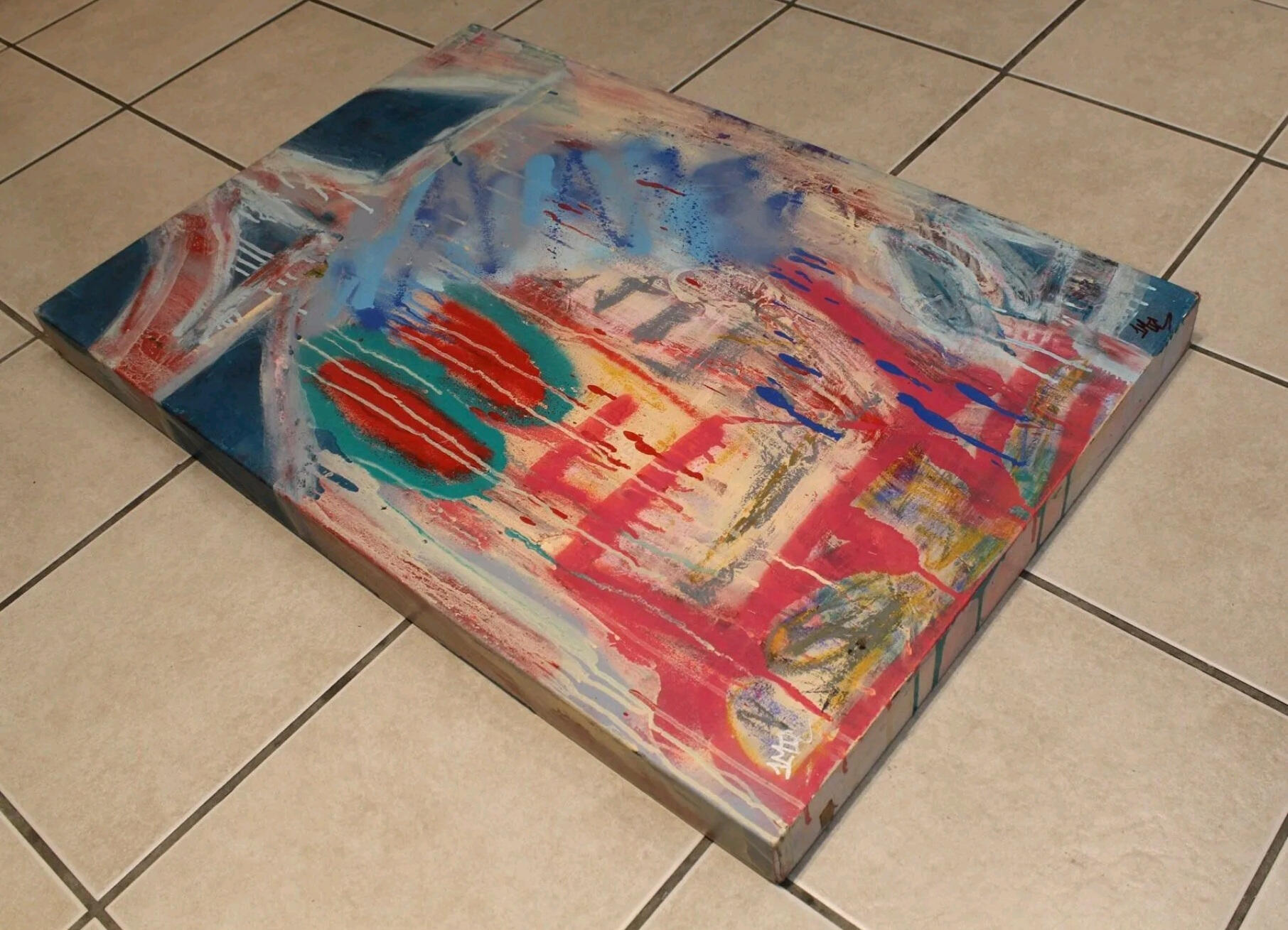 Dude, 2022 Mixed media on canvas - 20 in x 30 in x 1.5 in
